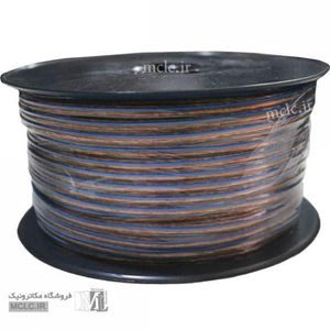 سیم افشان دورشته مسی 0.5*2 کلاف 100 یاردی