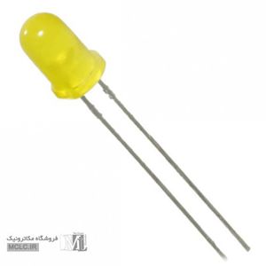 LED مات زرد 5 میلیمتر