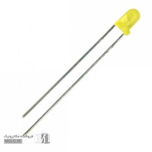 LED مات زرد 3 میلیمتر