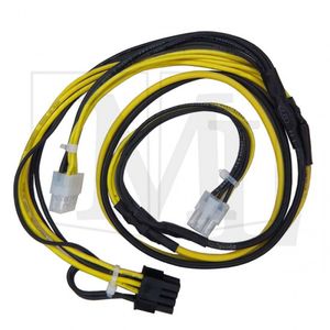 دسته سیم | مبدل هشت پین مادگی به دو سوکت شش پین