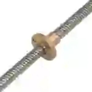 پیچ لید اسکرو T8 به همراه مهره - 30 سانتی متر - T8 LEAD SCREW 8mm المان رباتیک