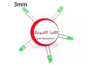 ال ای دی سبز LED 3mm خودرنگ