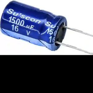 خازن الکترولیتی 1500uF/16V  - خازن 1500 میکرو فاراد