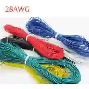 سیم AWG28 | سیم موتور کوادکوپتر مشکی <<یک متر>>