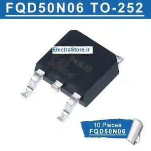 ترانزیستور SMD>> 50N06>> - تیپ: TO252F - نوع: ماسفت (MOSFET) مشخصات: 60 ولت / 50 آمپر FQD50N06