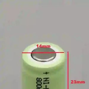 باتریNI-MH 1/2AA 800mAh 1.2V