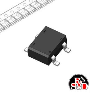 پل دیودDB207Sمربعی 1000V-2A