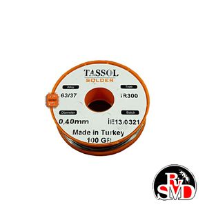 سیم لحیم TASSOL 100g 0.4mm