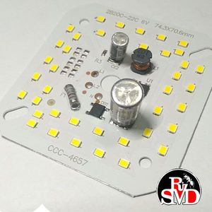 سفید مربعی خازن دار LED DOB 50W