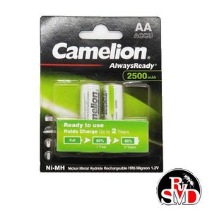 باتري شارژي قلمي CAMELION ALWAYSREADY 2500mA