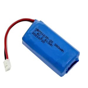 7.4V 350mAh باتری  لیتیوم پلیمر