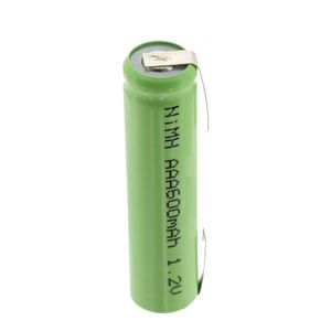 باتری 1.2V نیم قلمی Ni-MH قابل شارژ 600mAh سایز AAA پلیت دار