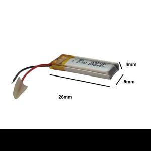 باتری هنزفری پلیمری  3.7V 180mAh 401025