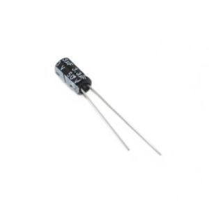 خازن الکترولیتی ایستاده 3.3µF ولتاژ 50V سایز 8x4mm