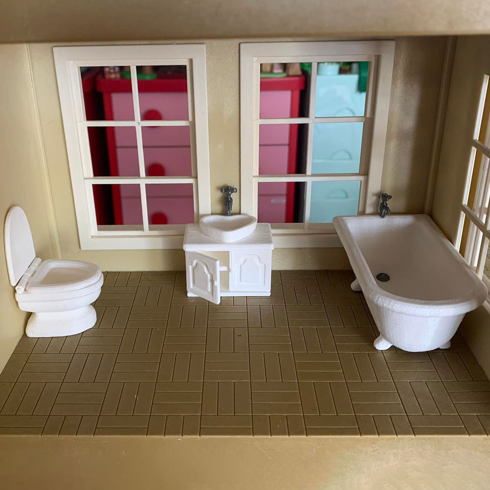 فایل سه بعدی ست حمام و دستشویی R3