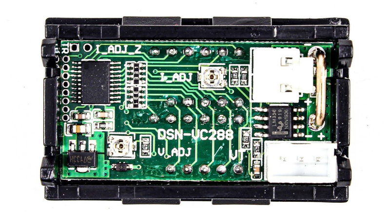 ماژول نمایشگر دیجیتال ولتاژ و جریان 100V / 10A DC مدل DSN-VC288