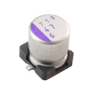 خازن SMD الکترولیت 47uF / 6.3V سایز 5.3x5.9 مارک Panasonic