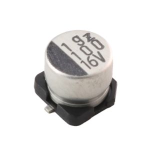 خازن SMD الکترولیت 100uF / 16V سایز 6.3x5.8 مارک ELNA