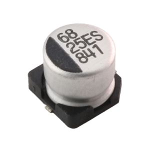 خازن SMD الکترولیت 68uF / 25V سایز 6.3x5.4 مارک TEAPO