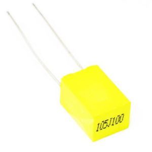 خازن پلی استر 1µF ولتاژ 100V