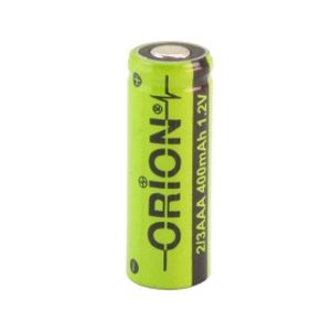 باتری قابل شارژ 400mAh سرتخت سایز 2/3AAA مارک ORION