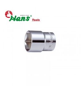 بکس کوتاه سایز 26mm درایو 3/4 سفید 6پر هنس HANS مدل 6400