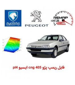 فایل ریمپ پژو 405 cng ایسیو  pl4