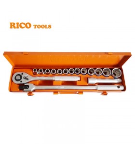 جعبه بکس 17 پارچه 12پر (هزارخار) ریکو RICO تایوان درایو 1/2