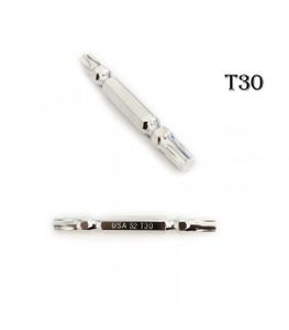 نوک پیچ گوشتی و سری دریل کوتاه دوسر T30 سایز 6.5 سانت OKEWAY