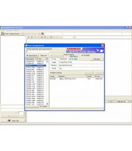 نرم افزار بانک اطلاعاتی قطعات Yanmar Heavy Equipment EPC