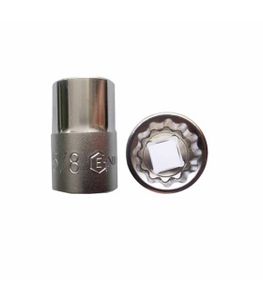 بکس کوتاه اینچی 5/8 اینچ (معادل و حک شده 16mm) 12پر درایو 1/2 جنیوس GENIUS مدل 473820