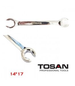 آچار دو سر رینگی چاک دار سایز 17*14 توسن  TOSAN مدل T104-1417