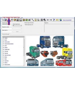 نرم افزار کاتالوگ شماره فنی و راهنمای تعمیرات اسکانیا Scania Multi ورژن 2018