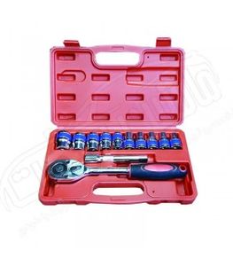 جعبه بکس 12پارچه کیفی TAT TOOLS درایو 1/2