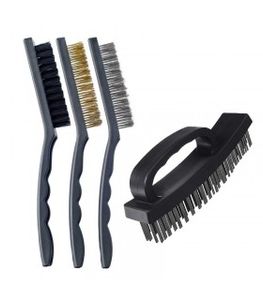 فرچه / برس سیمی مسواکی 4 عددی WIRE BRUSH