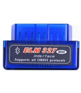 دستگاه دیاگ خودرو ELM327 بلوتوثی OBD2 آندروید / سخت افزار V2.1 (آبی)