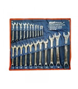 ست آچار 22 عددی 6 تا 32 یکسر تخت یکسر رینگی سان تولز SUN TOOLS