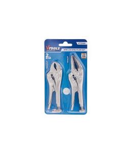 انبر قفلی 4.5 اینچ و انبر قفلی دم باریک 5 اینچ VTOOLS مدل VT2169