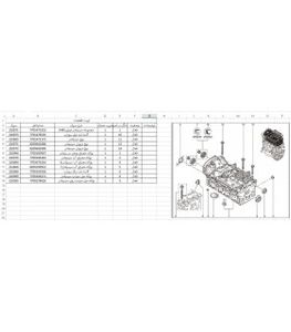 فایل کاتالوگ شماره فنی قطعات خودروی رنو ساندرو سایپا RENAULT SANDRO