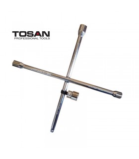 آچار چرخ 4 پر بکس دار درایو 1/2 توسن TOSAN سایز -14-17-19-23 مدل TCW16-1419X