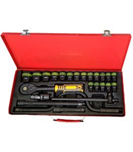 جعبه بکس 24 پارچه فشارقوی درایو 1/2 اینچ تات تولز TAT TOOLS