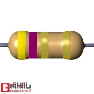 مقاومت 4.7 اهم 1/2 وات 5 درصد (بسته 10 عددی)