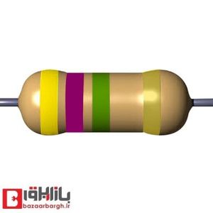 مقاومت 4.7 مگا اهم 1/2 وات 5 درصد (بسته 10 عددی)