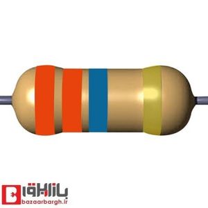 مقاومت 33 مگا اهم 1/2 وات 5 درصد (بسته 10 عددی)