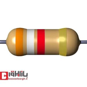 مقاومت 3.9 کیلو اهم 1 وات 5 درصد (بسته 10 عددی)