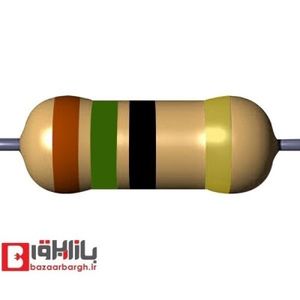 مقاومت 15 اهم 2 وات 5 درصد (بسنه 5 عددی)