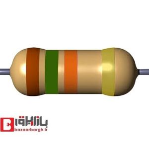 مقاومت 15 کیلو اهم 1/2 وات 5 درصد (بسته 10 عددی)