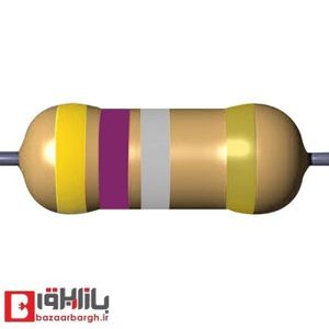 مقاومت 0.47 اهم 1/2 وات 5 درصد