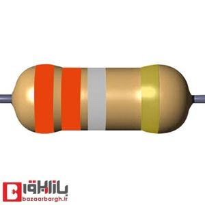 مقاومت 0.33 اهم 1/2 وات 5 درصد (بسته 10 عددی)