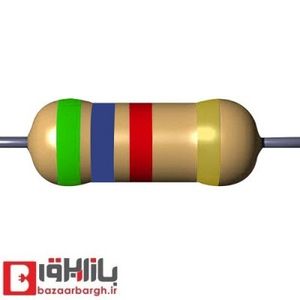 مقاومت 5.6 کیلو اهم 1/2 وات 5 درصد (بسته 10 عددی)